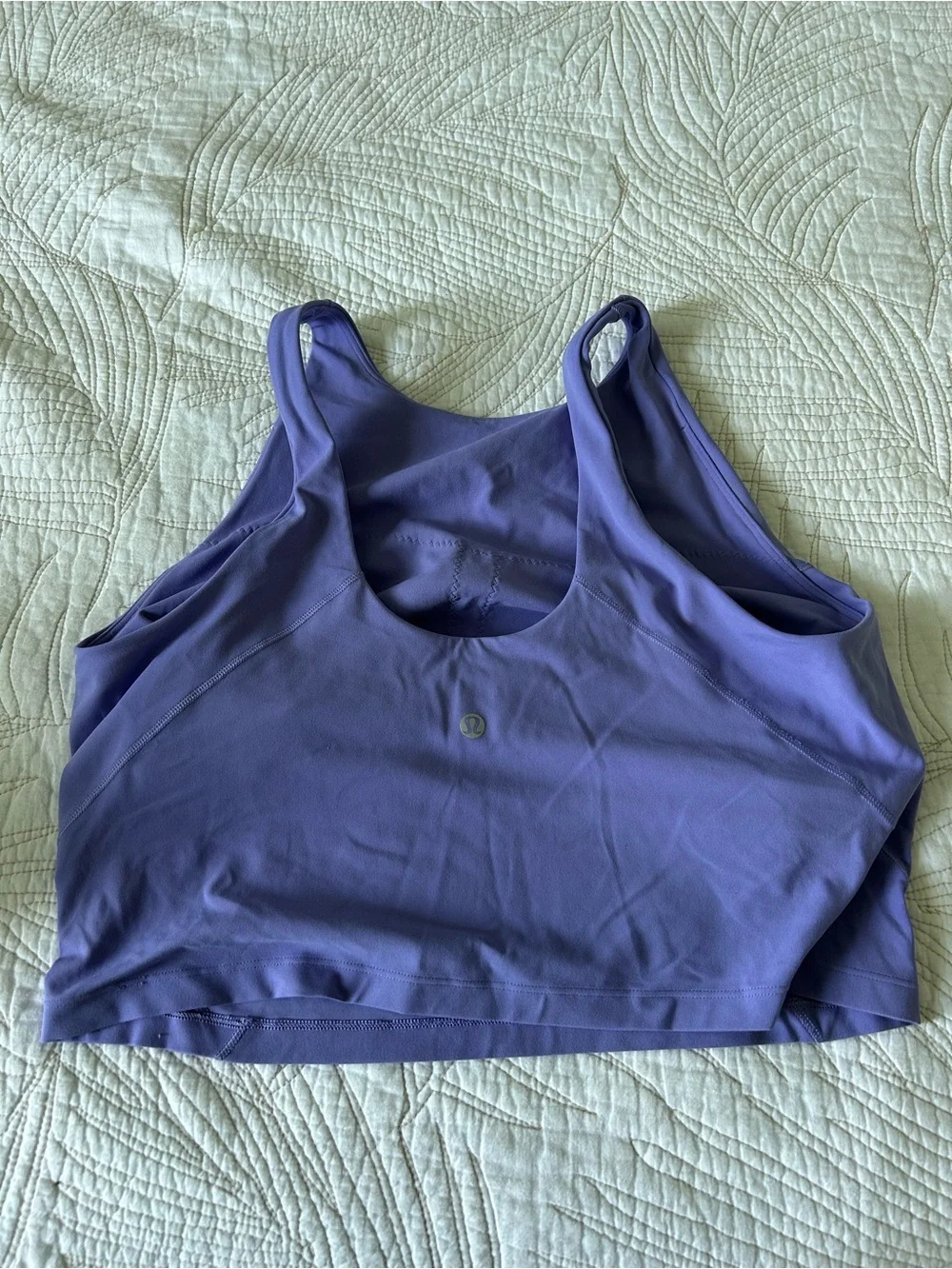 lululemon athletica Deep Lavender High-Neck Crop Tank